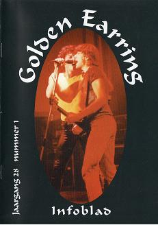 Golden Earring fanclub magazine 2001#1 front cover